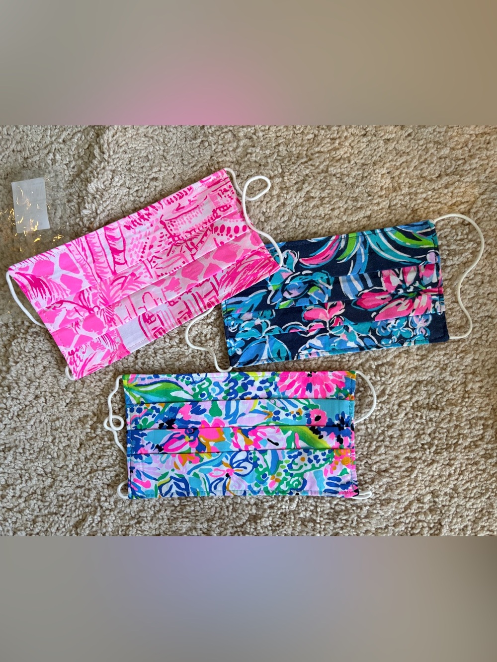 Lilly Pulitzer 3-Pack Face Mask Set 💗